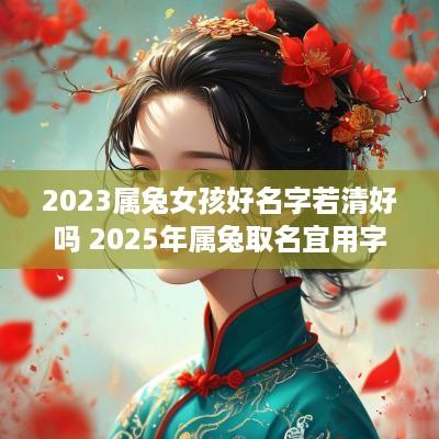 2025属兔女孩好名字若清好吗 2025年属兔取名宜用字