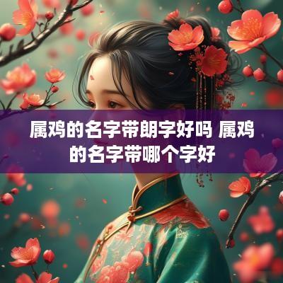 属鸡的名字带朗字好吗 属鸡的名字带哪个字好