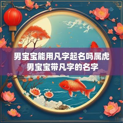 男宝宝能用凡字起名吗属虎 男宝宝带凡字的名字