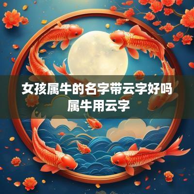 女孩属牛的名字带云字好吗 属牛用云字