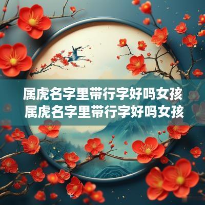 属虎名字里带行字好吗女孩 属虎名字里带行字好吗女孩子