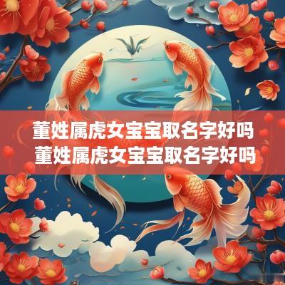 董姓属虎女宝宝取名字好吗 董姓属虎女宝宝取名字好吗怎么取