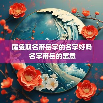 属兔取名带岳字的名字好吗 名字带岳的寓意