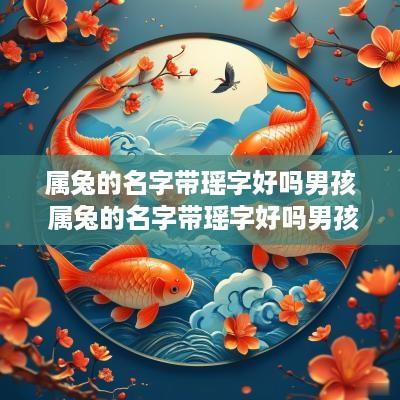 属兔的名字带瑶字好吗男孩 属兔的名字带瑶字好吗男孩怎么取