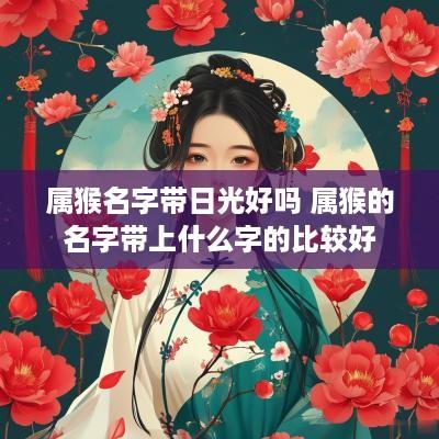 属猴名字带日光好吗 属猴的名字带上什么字的比较好
