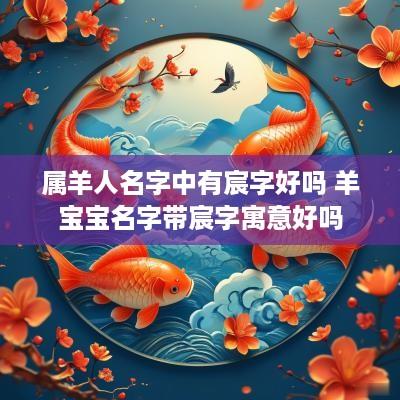 属羊人名字中有宸字好吗 羊宝宝名字带宸字寓意好吗