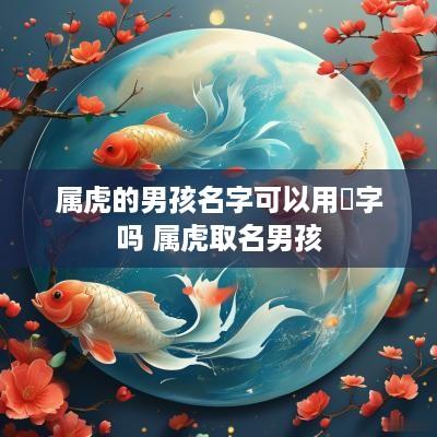 属虎的男孩名字可以用梑字吗 属虎取名男孩