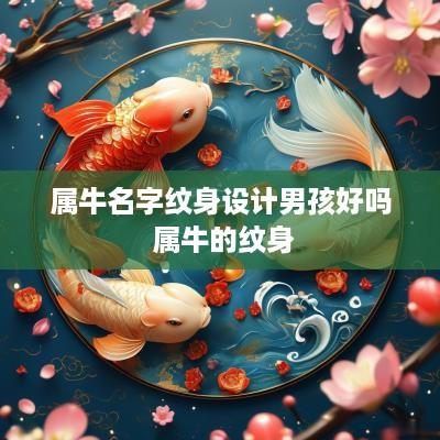 属牛名字纹身设计男孩好吗 属牛的纹身
