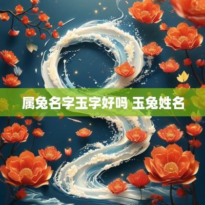 属兔名字玉字好吗 玉兔姓名