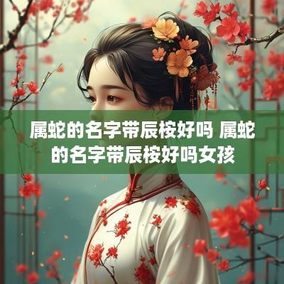 属蛇的名字带辰桉好吗 属蛇的名字带辰桉好吗女孩