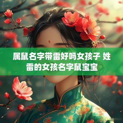 属鼠名字带雷好吗女孩子 姓雷的女孩名字鼠宝宝