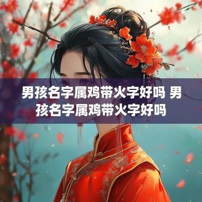 男孩名字属鸡带火字好吗 男孩名字属鸡带火字好吗