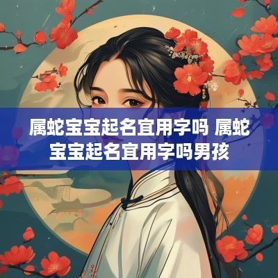 属蛇宝宝起名宜用字吗 属蛇宝宝起名宜用字吗男孩
