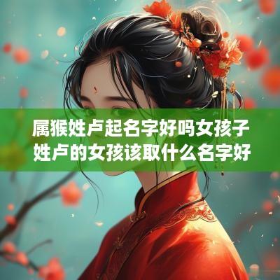 属猴姓卢起名字好吗女孩子 姓卢的女孩该取什么名字好