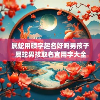 属蛇用硕字起名好吗男孩子 属蛇男孩取名宜用字大全