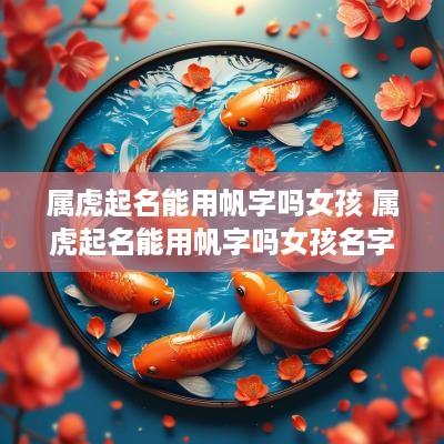 属虎起名能用帆字吗女孩 属虎起名能用帆字吗女孩名字