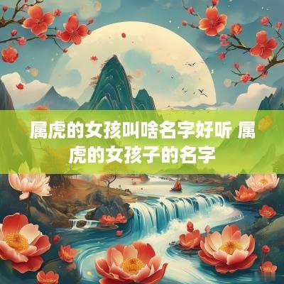 属虎的女孩叫啥名字好听 属虎的女孩子的名字
