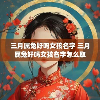 三月属兔好吗女孩名字 三月属兔好吗女孩名字怎么取