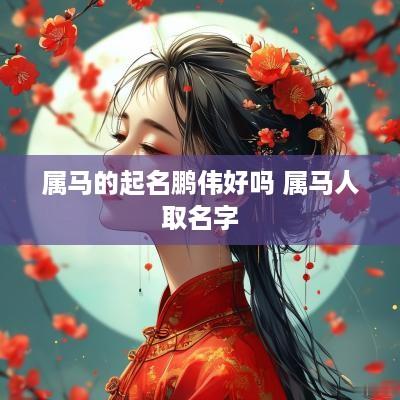 属马的起名鹏伟好吗 属马人取名字