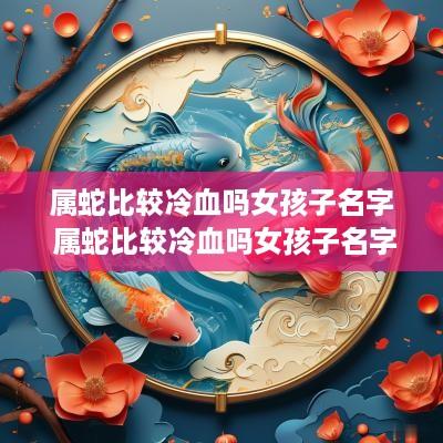 属蛇比较冷血吗女孩子名字 属蛇比较冷血吗女孩子名字怎么取