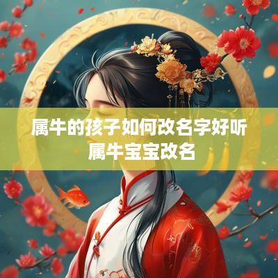 属牛的孩子如何改名字好听 属牛宝宝改名