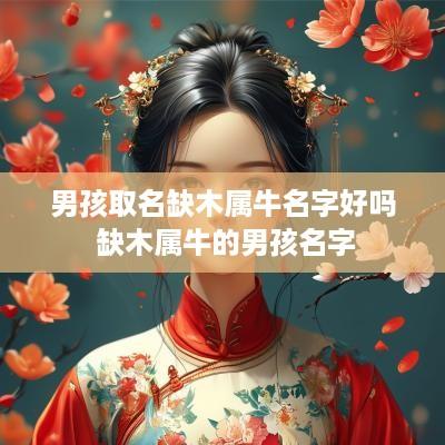 男孩取名缺木属牛名字好吗 缺木属牛的男孩名字