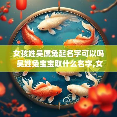 女孩姓吴属兔起名字可以吗 吴姓兔宝宝取什么名字,女孩特别的
