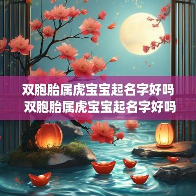 双胞胎属虎宝宝起名字好吗 双胞胎属虎宝宝起名字好吗男孩