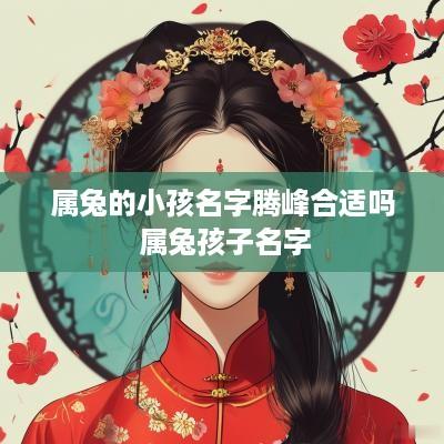 属兔的小孩名字腾峰合适吗 属兔孩子名字