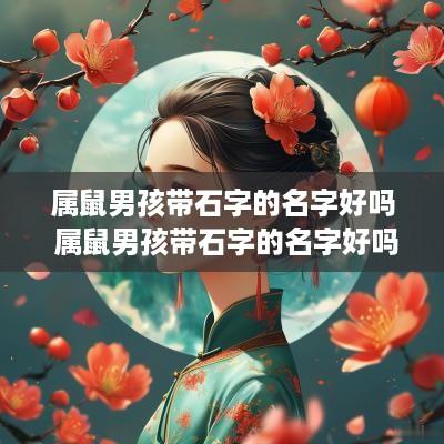 属鼠男孩带石字的名字好吗 属鼠男孩带石字的名字好吗怎么取