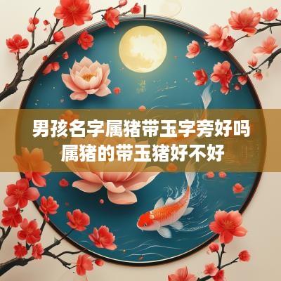 男孩名字属猪带玉字旁好吗 属猪的带玉猪好不好