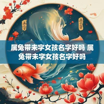 属兔带未字女孩名字好吗 属兔带未字女孩名字好吗