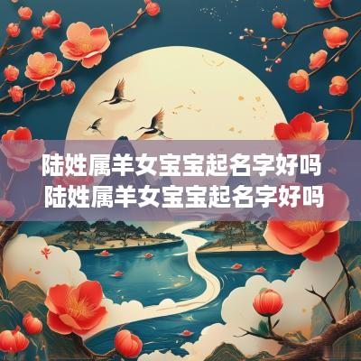 陆姓属羊女宝宝起名字好吗 陆姓属羊女宝宝起名字好吗怎么取