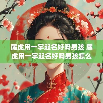 属虎用一字起名好吗男孩 属虎用一字起名好吗男孩怎么取