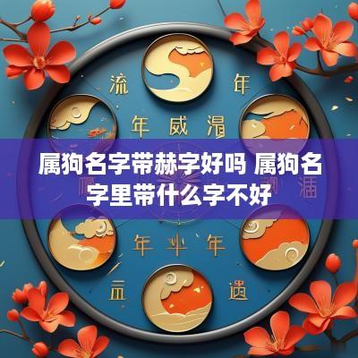 属狗名字带赫字好吗 属狗名字里带什么字不好