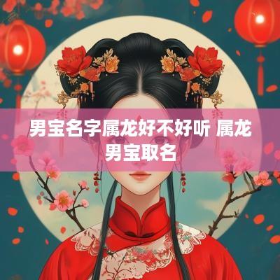 男宝名字属龙好不好听 属龙男宝取名