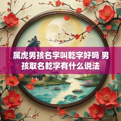 属虎男孩名字叫乾字好吗 男孩取名乾字有什么说法