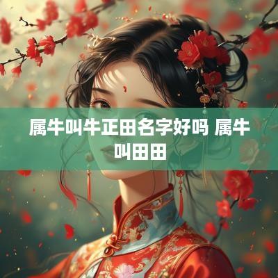 属牛叫牛正田名字好吗 属牛叫田田 属牛叫牛正田名字好吗 属牛叫田田