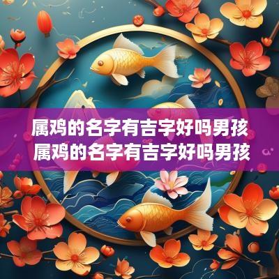 属鸡的名字有吉字好吗男孩 属鸡的名字有吉字好吗男孩子