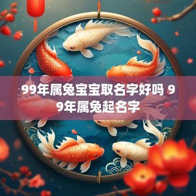 99年属兔宝宝取名字好吗 99年属兔起名字
