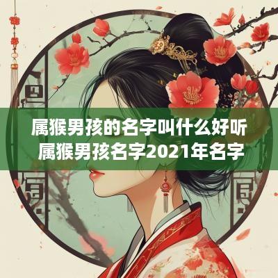 属猴男孩的名字叫什么好听 属猴男孩名字2025年名字大全