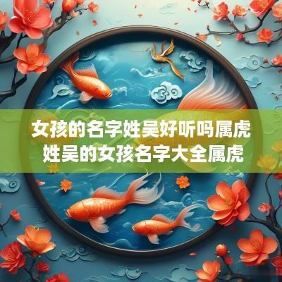 女孩的名字姓吴好听吗属虎 姓吴的女孩名字大全属虎