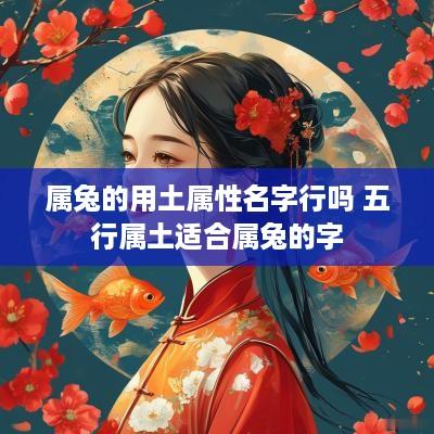 属兔的用土属性名字行吗 五行属土适合属兔的字
