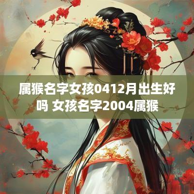 属猴名字女孩0412月出生好吗 女孩名字2004属猴
