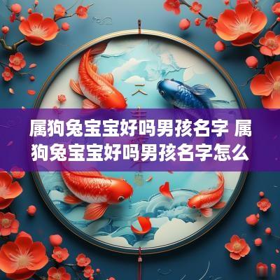 属狗兔宝宝好吗男孩名字 属狗兔宝宝好吗男孩名字怎么取