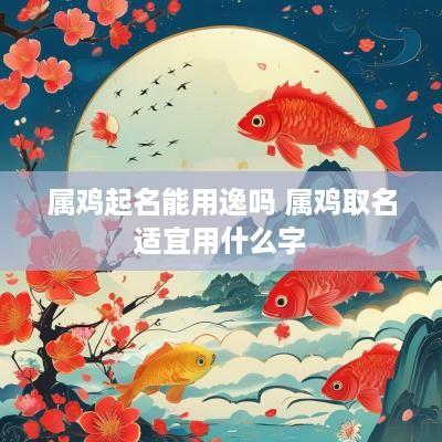 属鸡起名能用逸吗 属鸡取名适宜用什么字