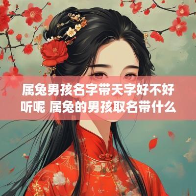 属兔男孩名字带天字好不好听呢 属兔的男孩取名带什么字好