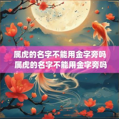 属虎的名字不能用金字旁吗 属虎的名字不能用金字旁吗