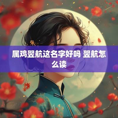 属鸡翌航这名字好吗 翌航怎么读