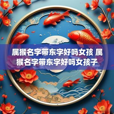 属猴名字带东字好吗女孩 属猴名字带东字好吗女孩子